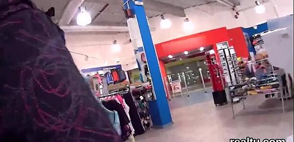  Flawless czech kitten gets seduced in the supermarket and nailed in pov
